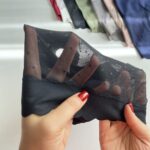 شورت فانتزی توری لبه لیزری - Image 5