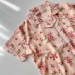 ست بلوز و شلوار راحتی موسلین طرح گل رز - Image 6