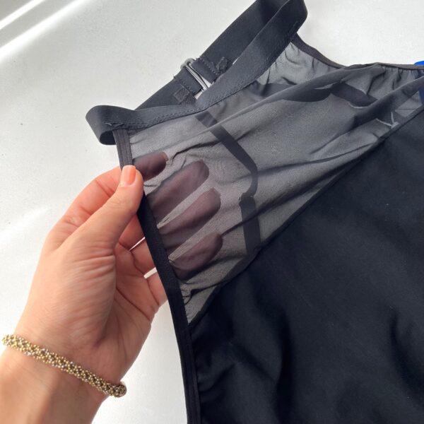 نیم تنه بالا حریر مشکی - Image 5